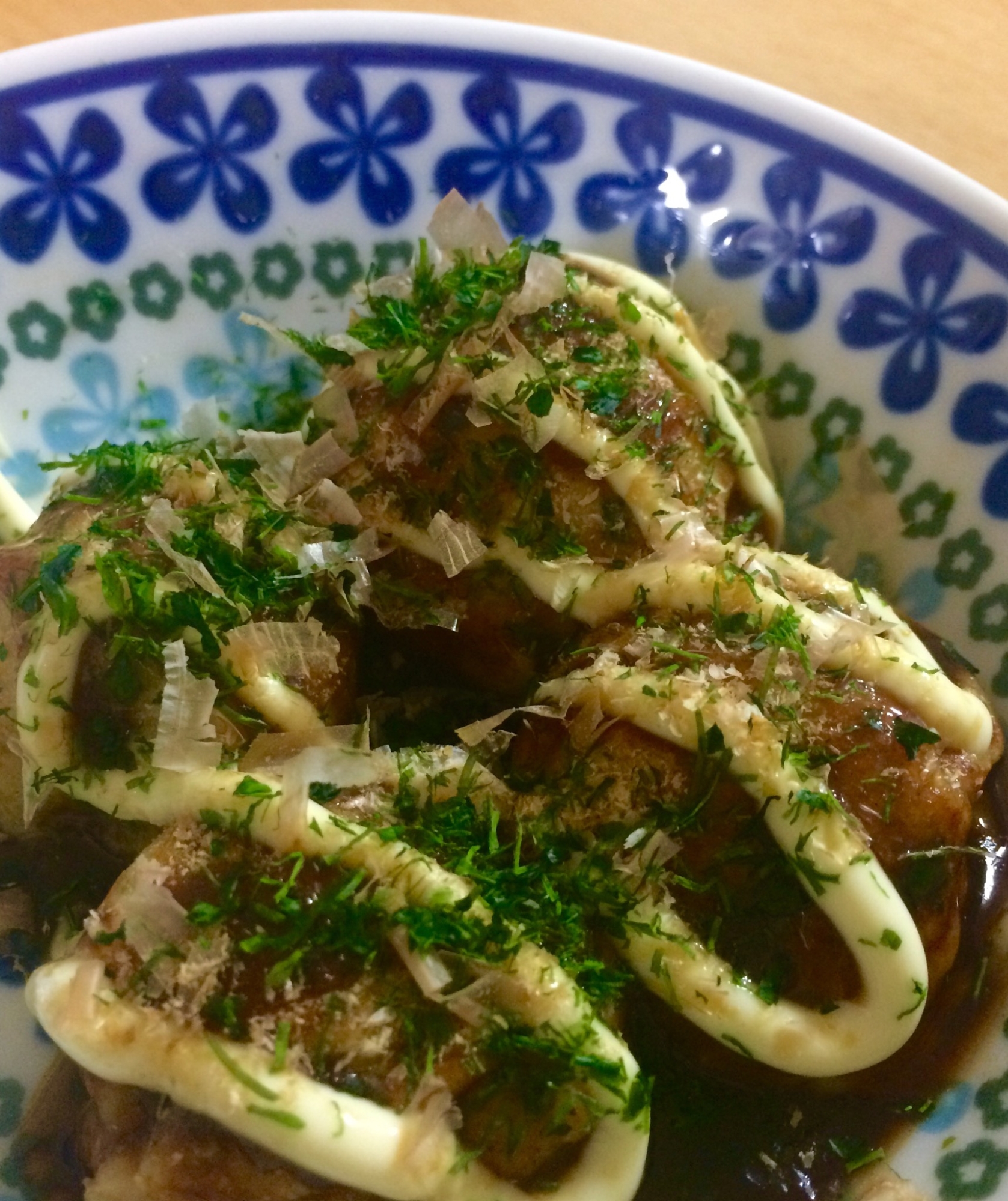 たこ焼き粉無し！小麦粉でたこ焼き♪