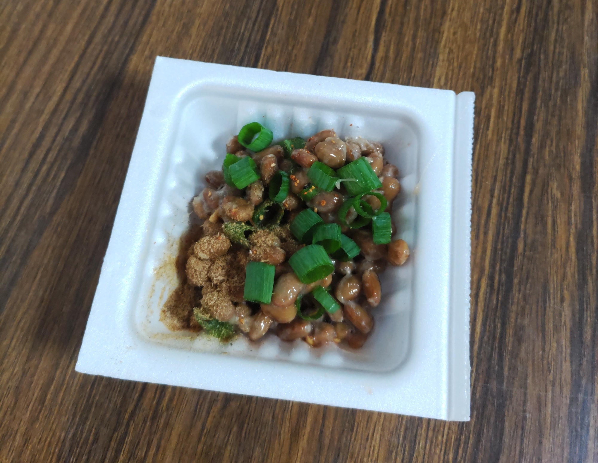 ねぎおかかピリ辛納豆
