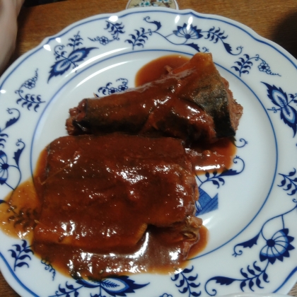 骨ごと食べれる♬ 鯖の味噌煮