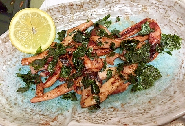 イカ一夜干しのバター炒め（よか魚ドットコム）