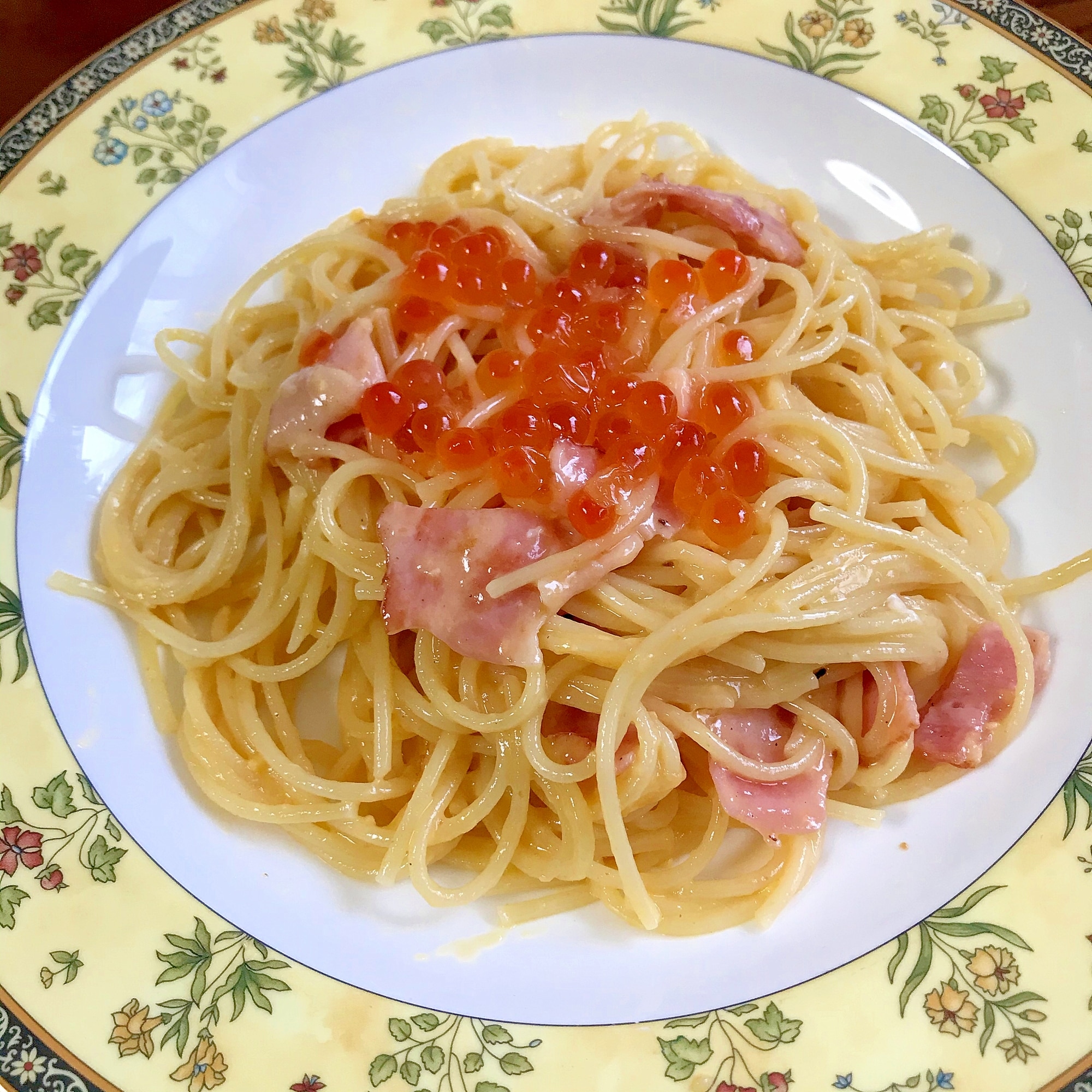 ベーコンといくらのカルボナーラ レシピ・作り方 by 水玉模様 - 楽天レシピ