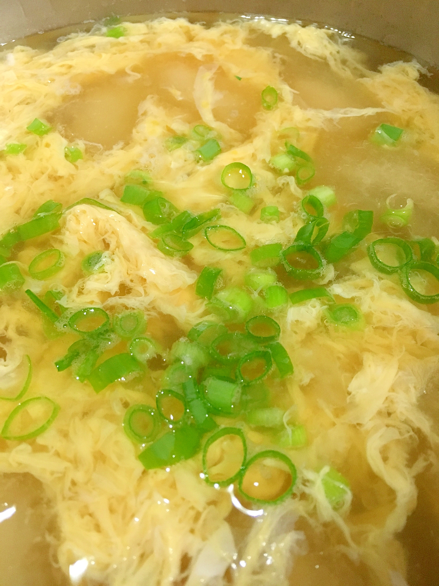 大豆の煮汁で  冬瓜スープ