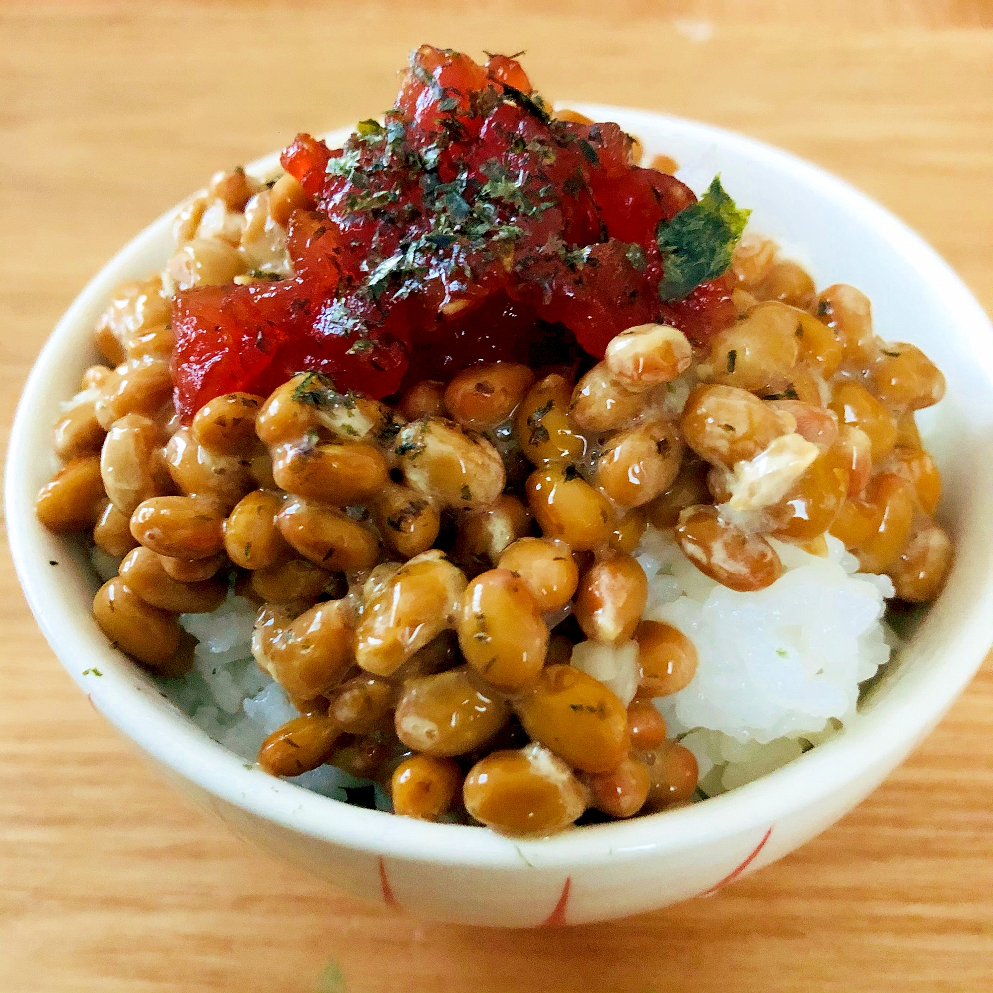 まぐろと納豆の丼