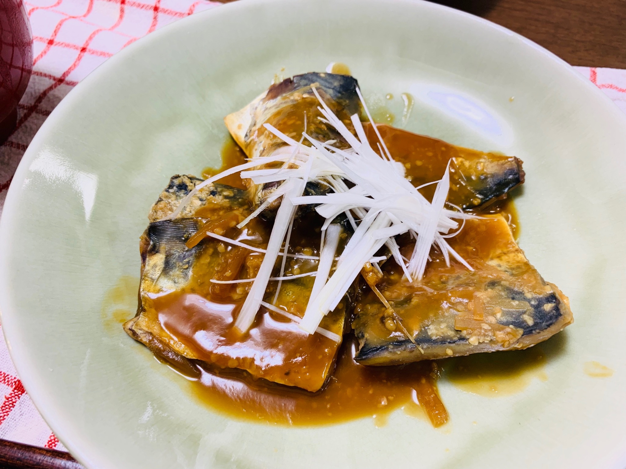 今日のおかず☆鯖の味噌煮