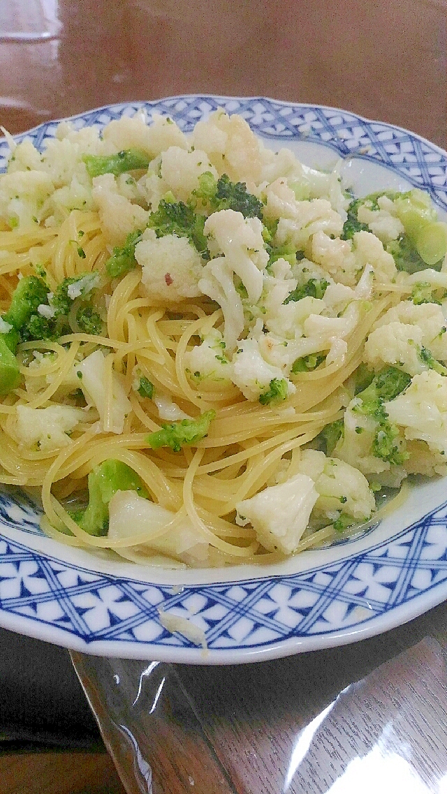 カリフラワーとブロッコリーのパスタ レシピ 作り方 By よっちごはん 楽天レシピ