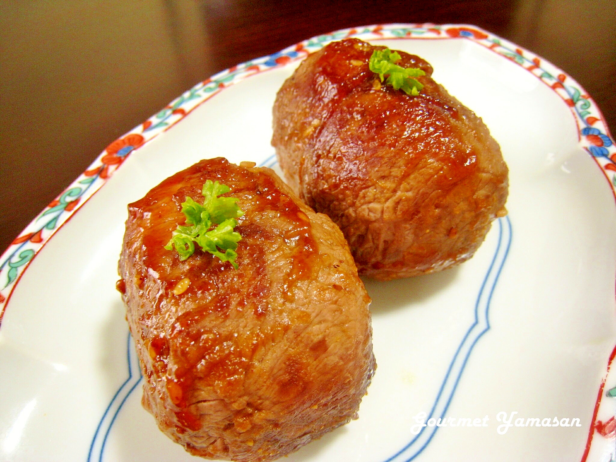 簡単！焼き肉のタレde肉巻きおにぎり