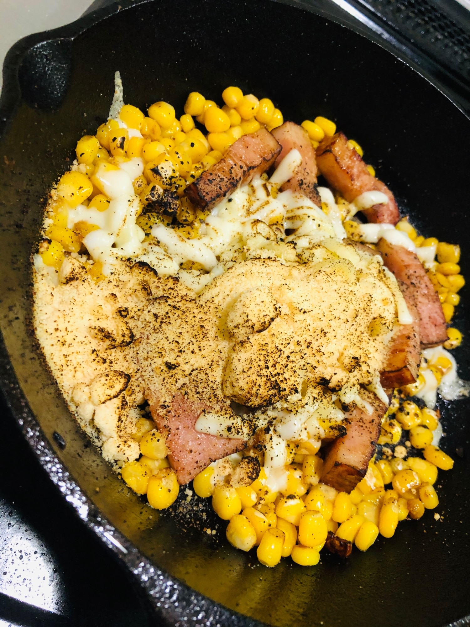 ベーコーンチーズコーンのレシピ