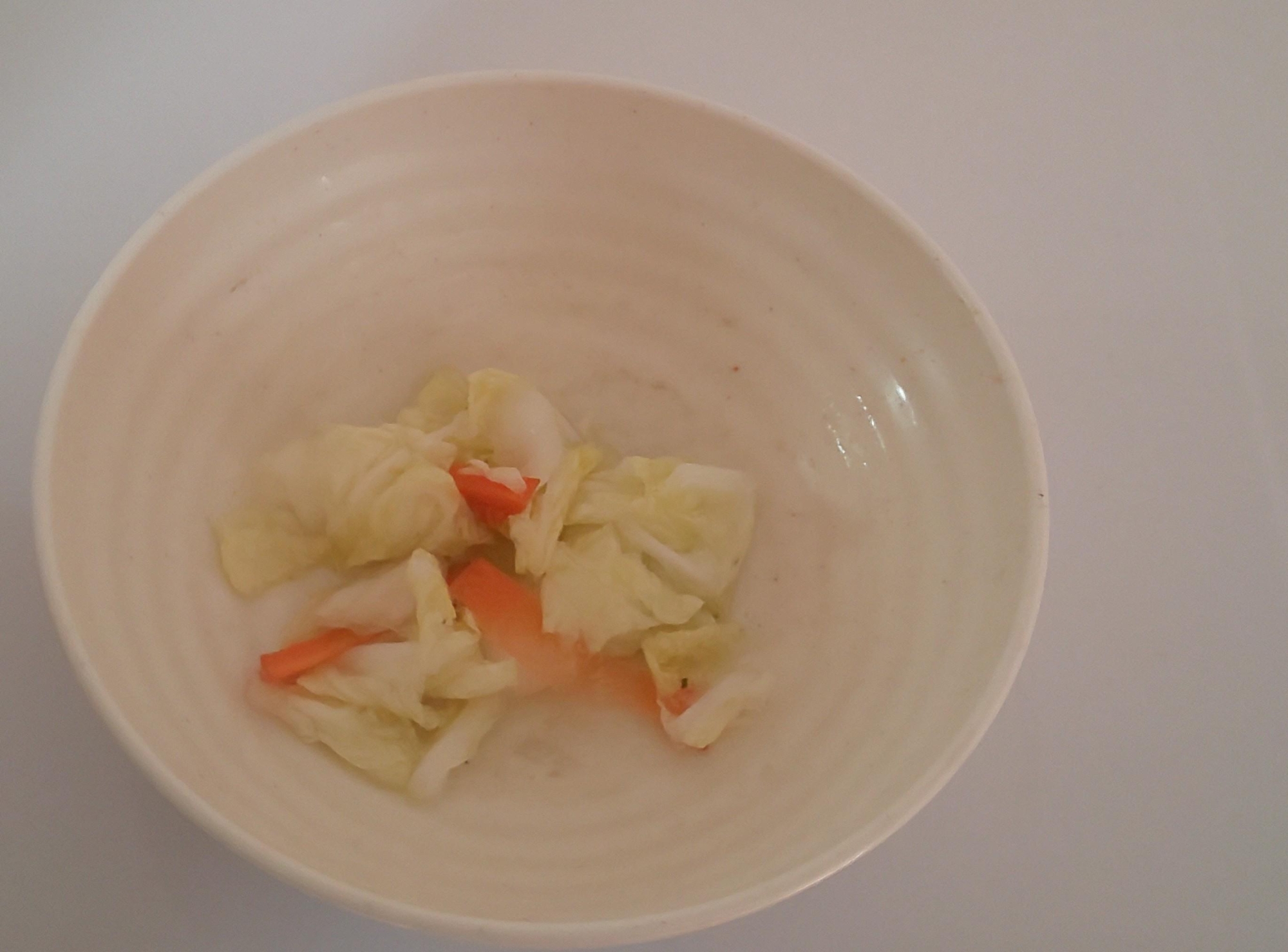 白菜とにんじんの漬物