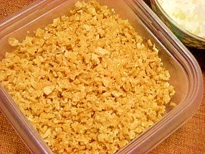 お弁当にもオススメ☆油揚げのそぼろ