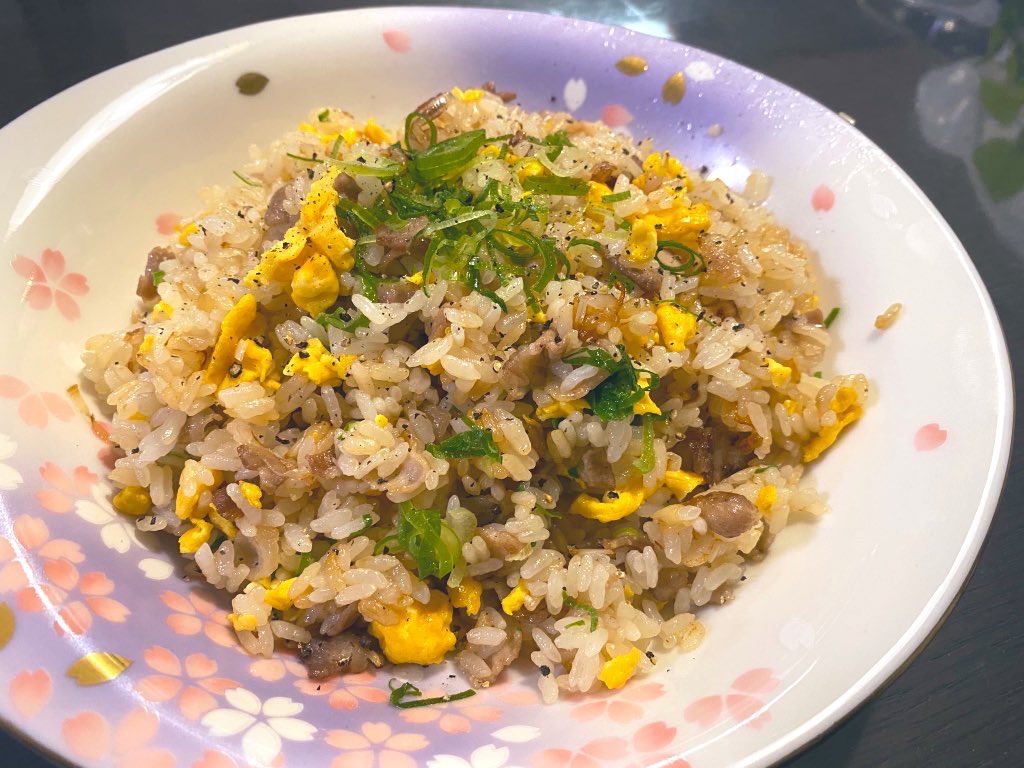 がっつり!豚バラネギチャーハン