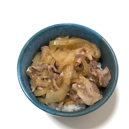 簡単豚丼