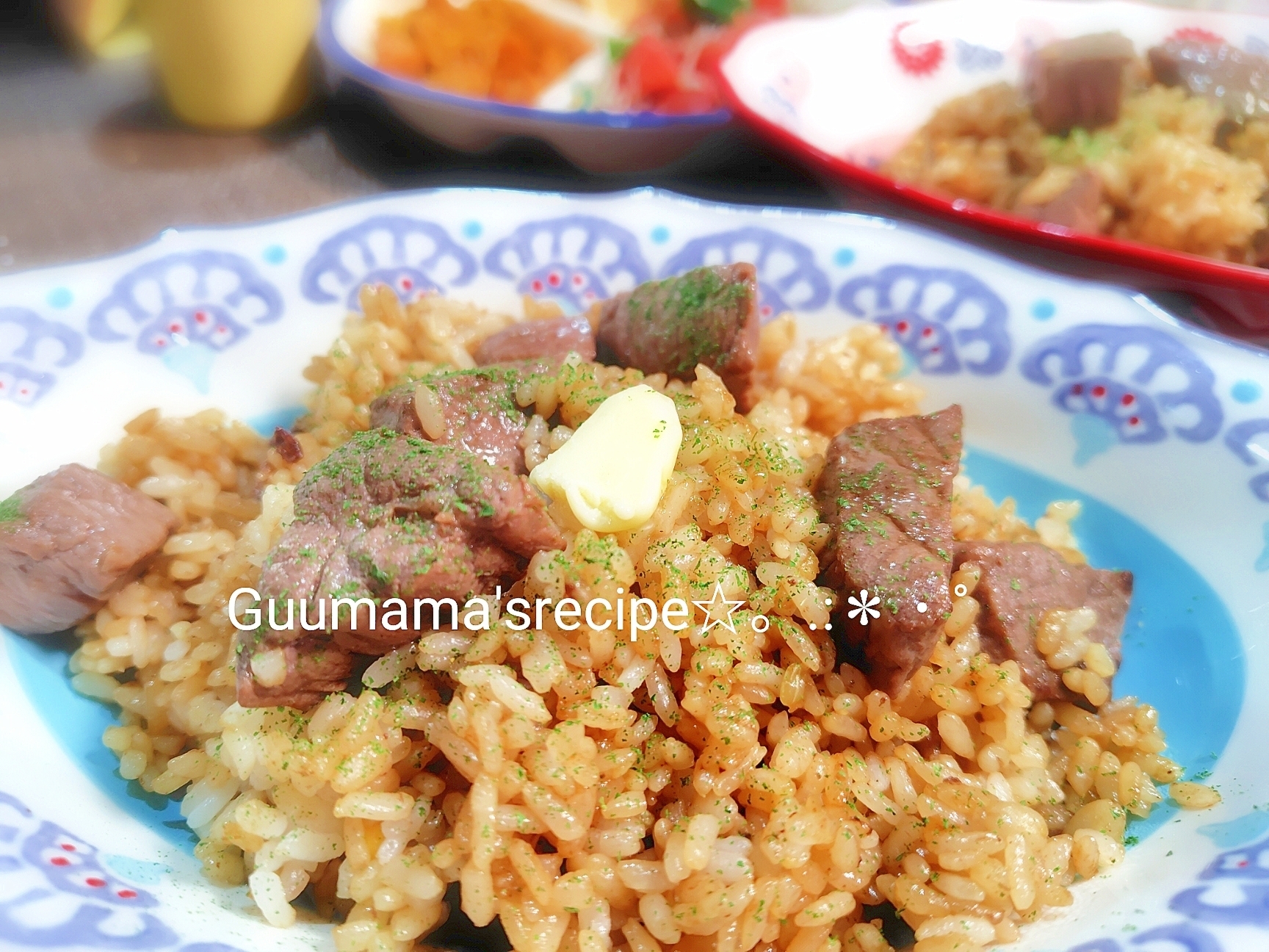 ガーリックライスが自信作♡ガーリックライスステーキ