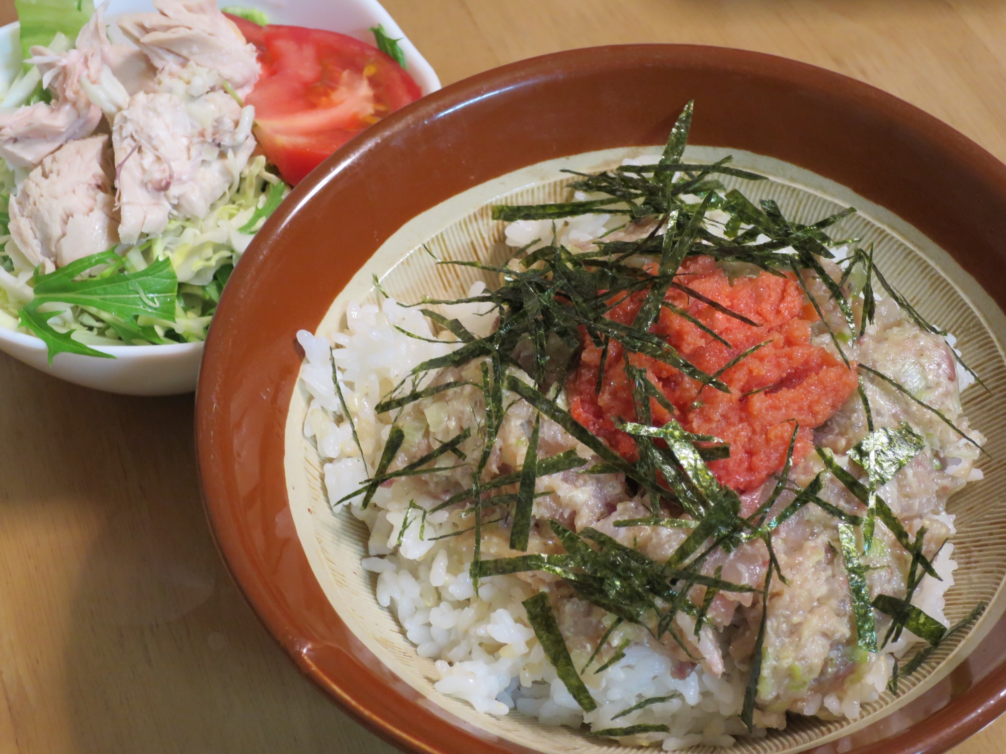 千葉県の郷土料理 鯵のなめろうを使った丼