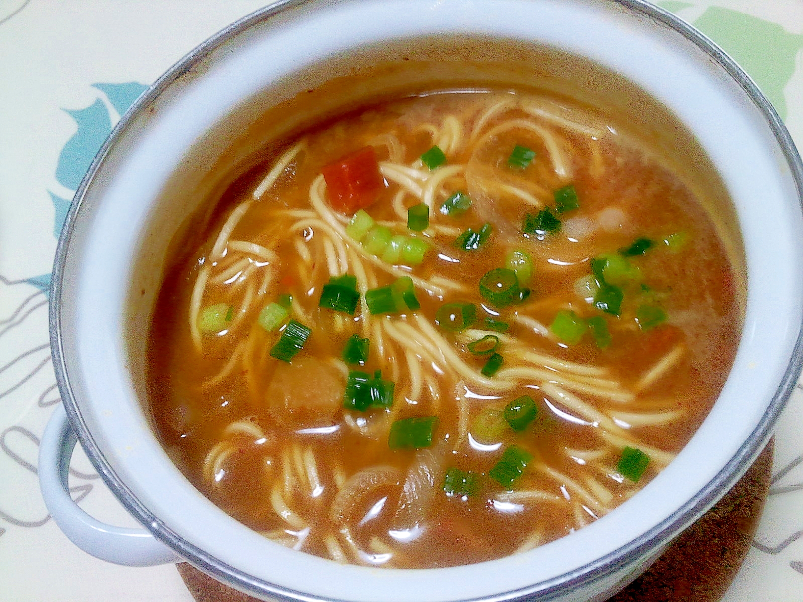 レトルトカレーで！タイ風カレー煮麺＋＋