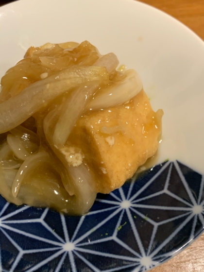 厚揚げ玉葱の麻婆風味