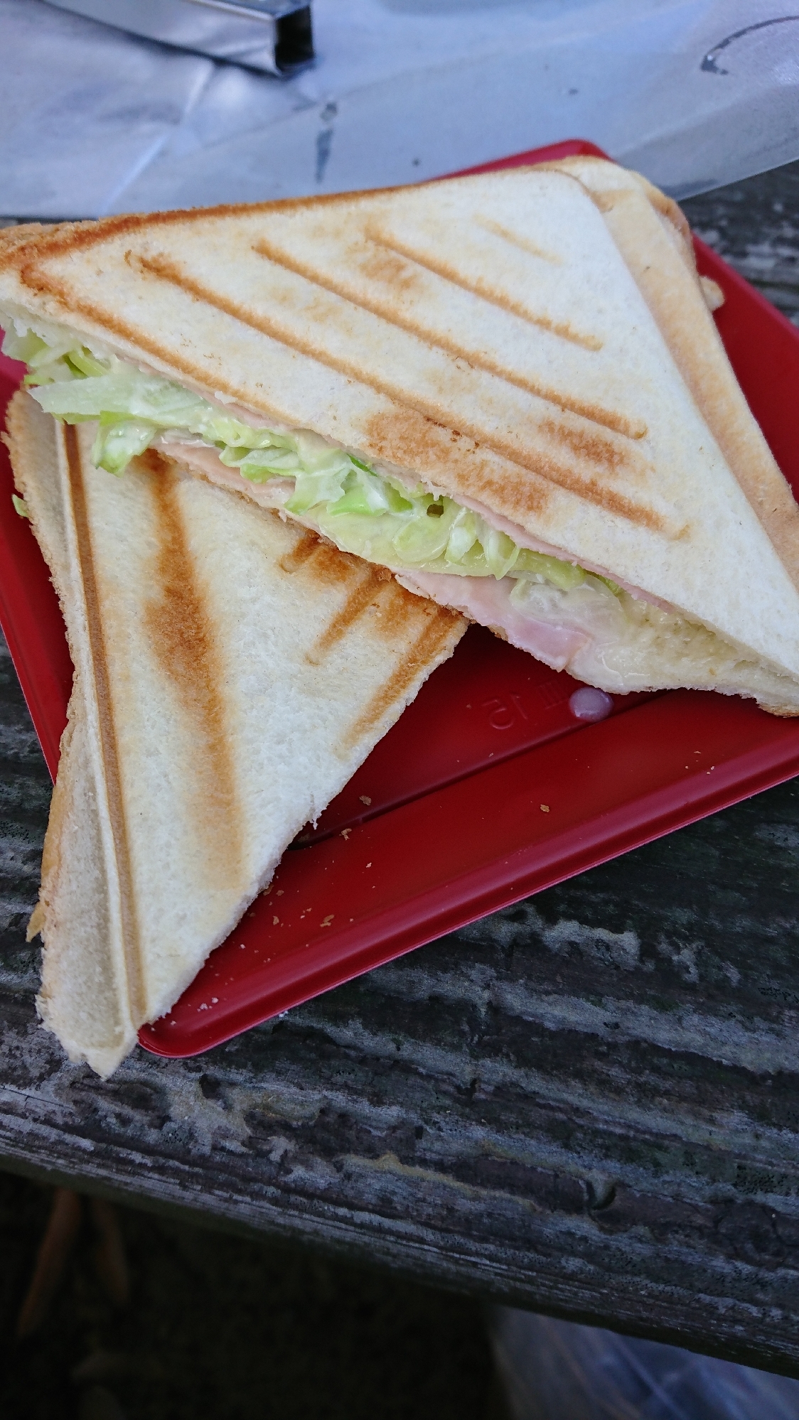 キャンプの朝食に ホットサンド レシピ 作り方 By ひろすけ 楽天レシピ
