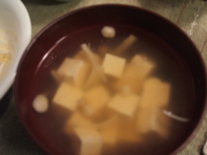 えのきと豆腐のとろみスープ