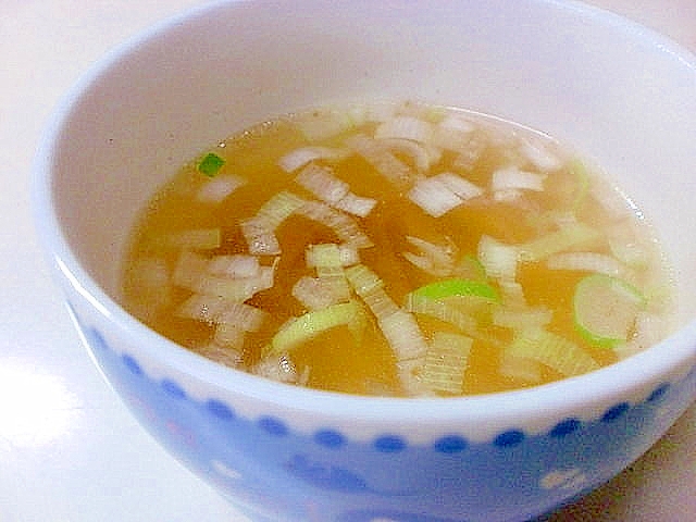 炒飯の食材を利用して作る簡単スープ