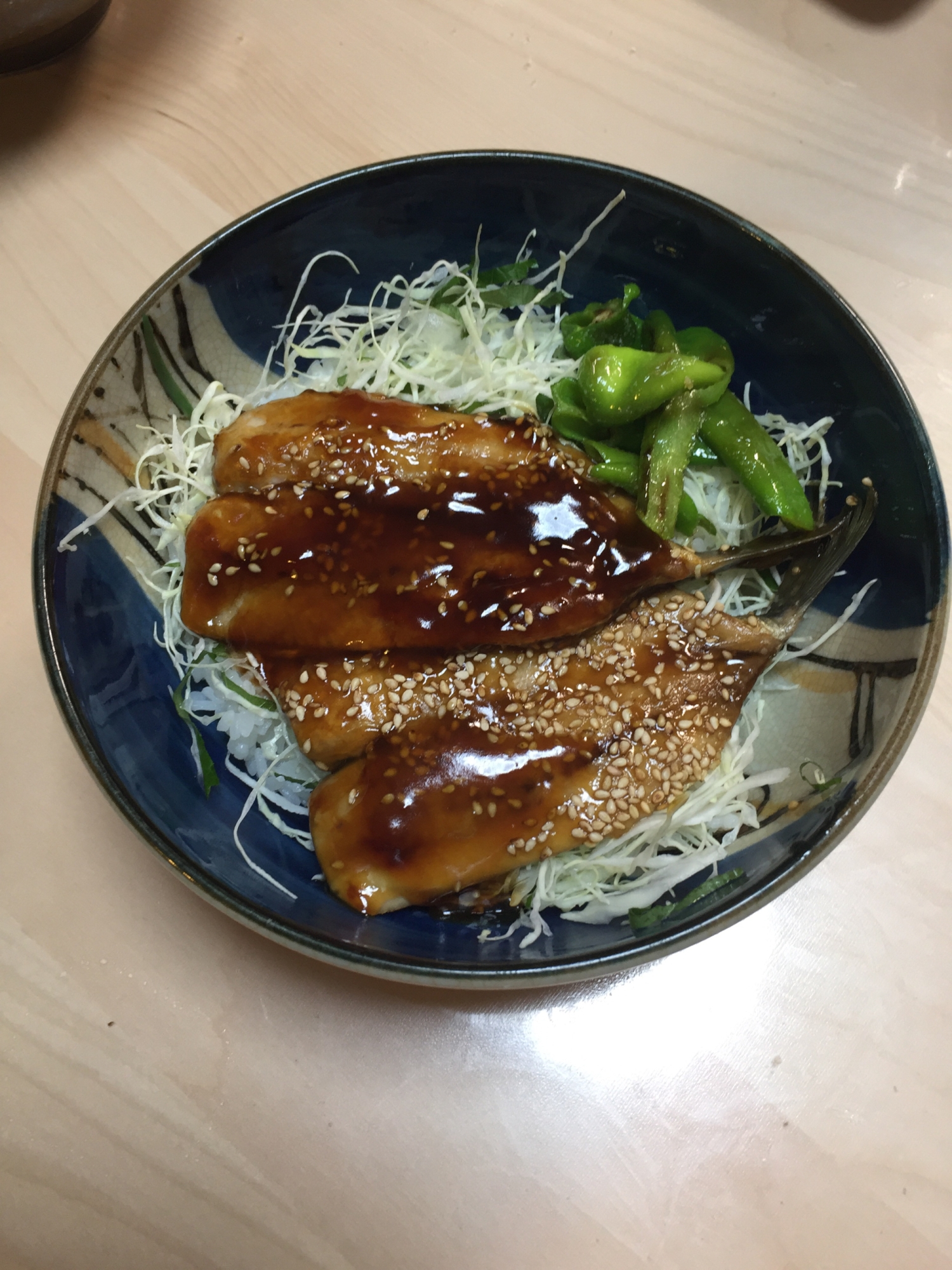 安くて栄養満点◎イワシのかば焼き丼♪