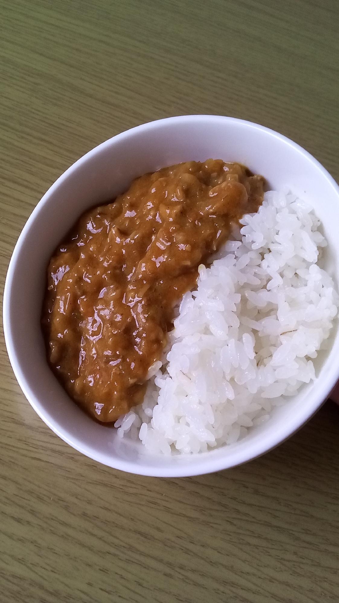 市販のルーと冷蔵庫整理のキーマカレー（笑）