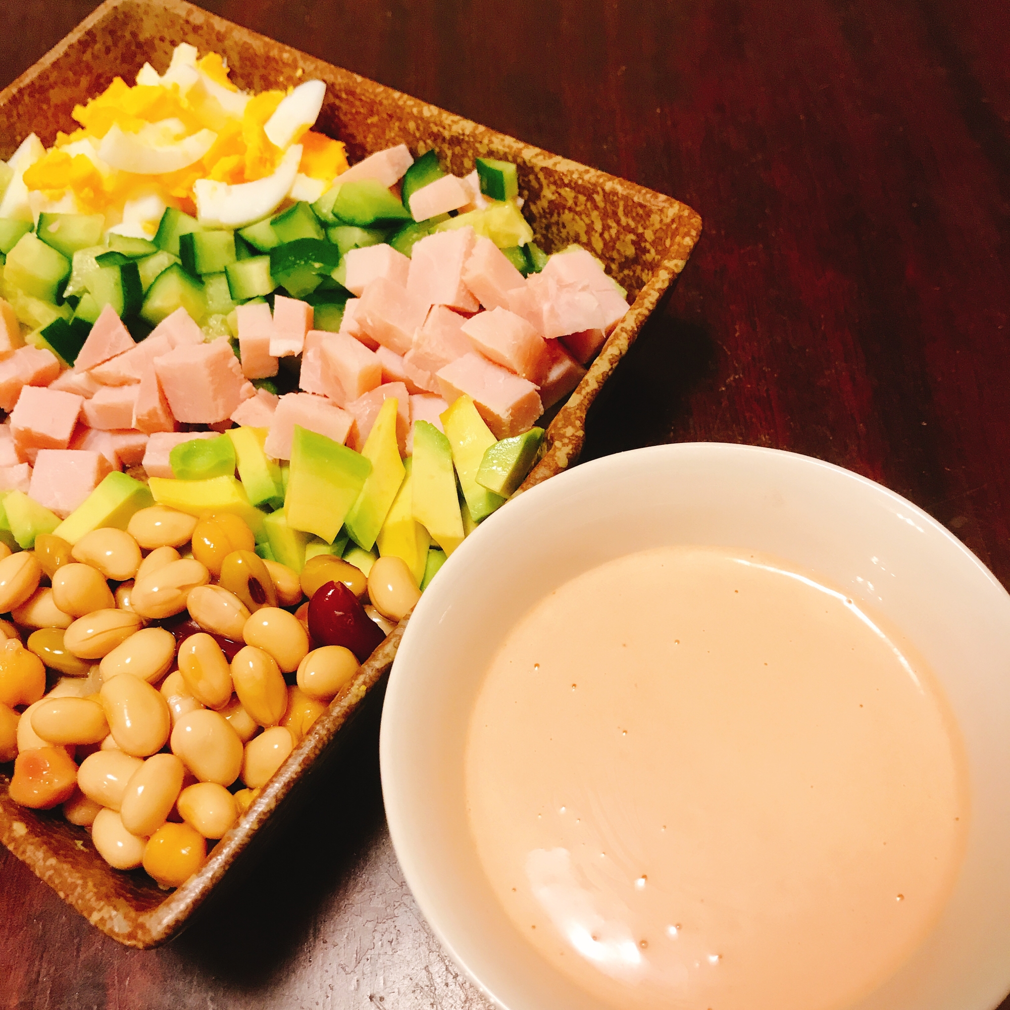 簡単コブサラダドレッシング レシピ 作り方 By 44e 楽天レシピ 簡単コブサラダドレッシング レシピ 作り方 By 44e 楽天レシピ