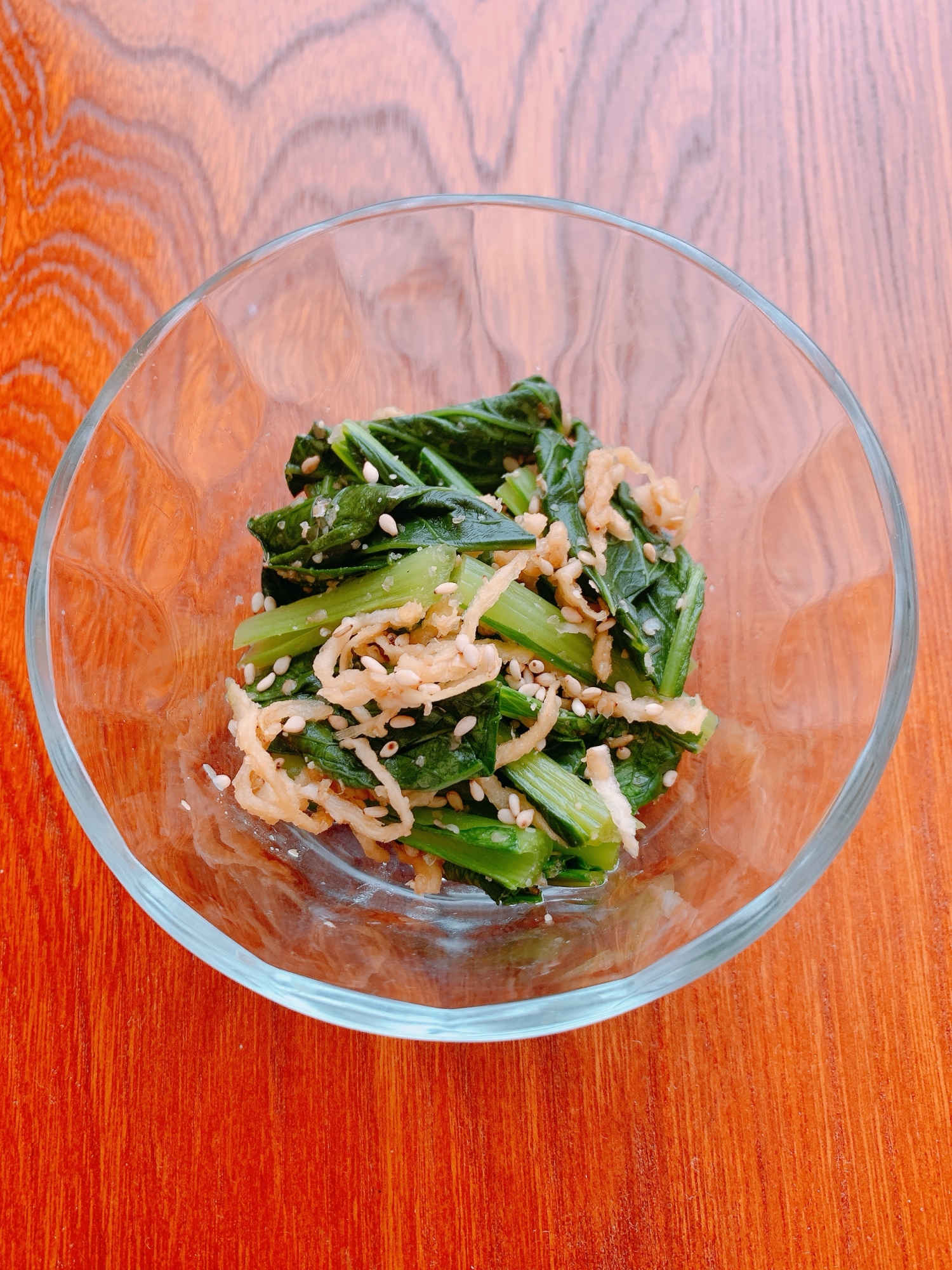 小松菜と切り干し大根のごま和え