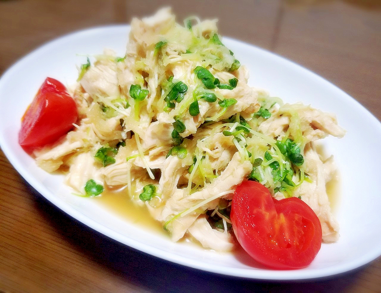サッパリ♪ 鶏むね肉のおろしポン酢和え★