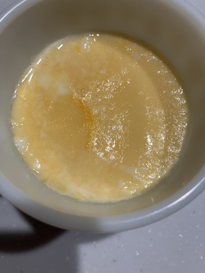 レンジで時短☆マグカップでプリン