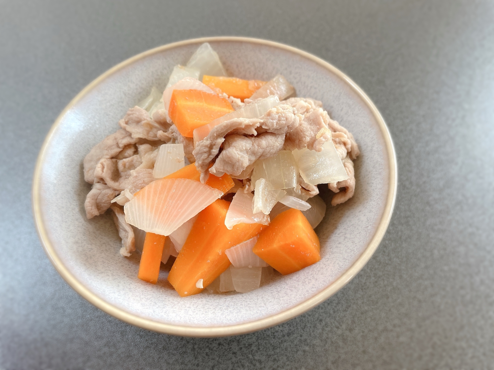 調味料2つ！ノンオイル　豚肉の旨塩煮