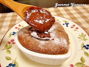 オレンジジャム入り♪フォンダンショコラ