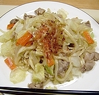 野菜たっぷり焼きうどん