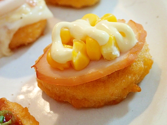 スモークサラダチキン・コーンonチキンナゲット