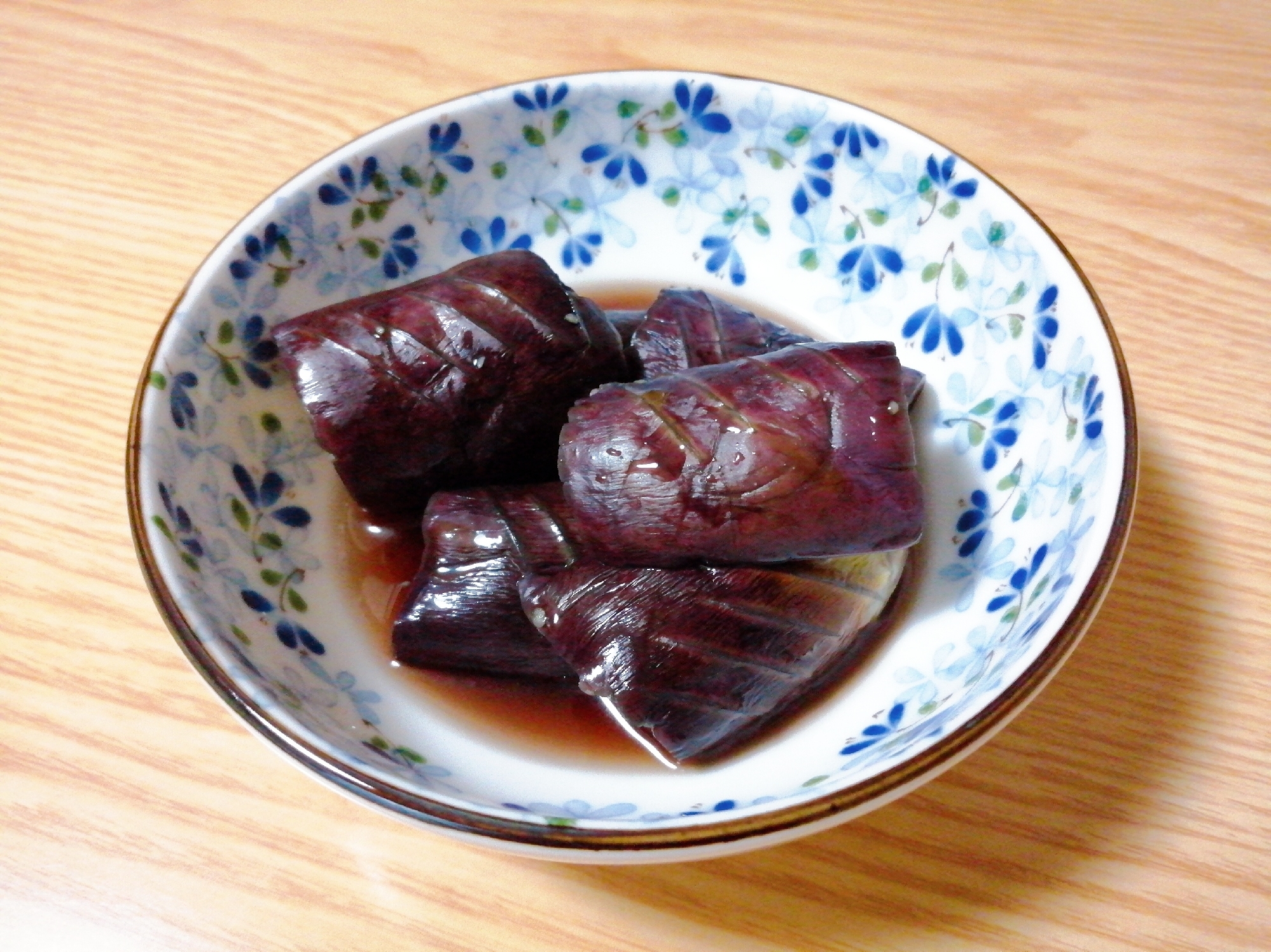 レンジで☆なすのコンソメ醤油蒸し