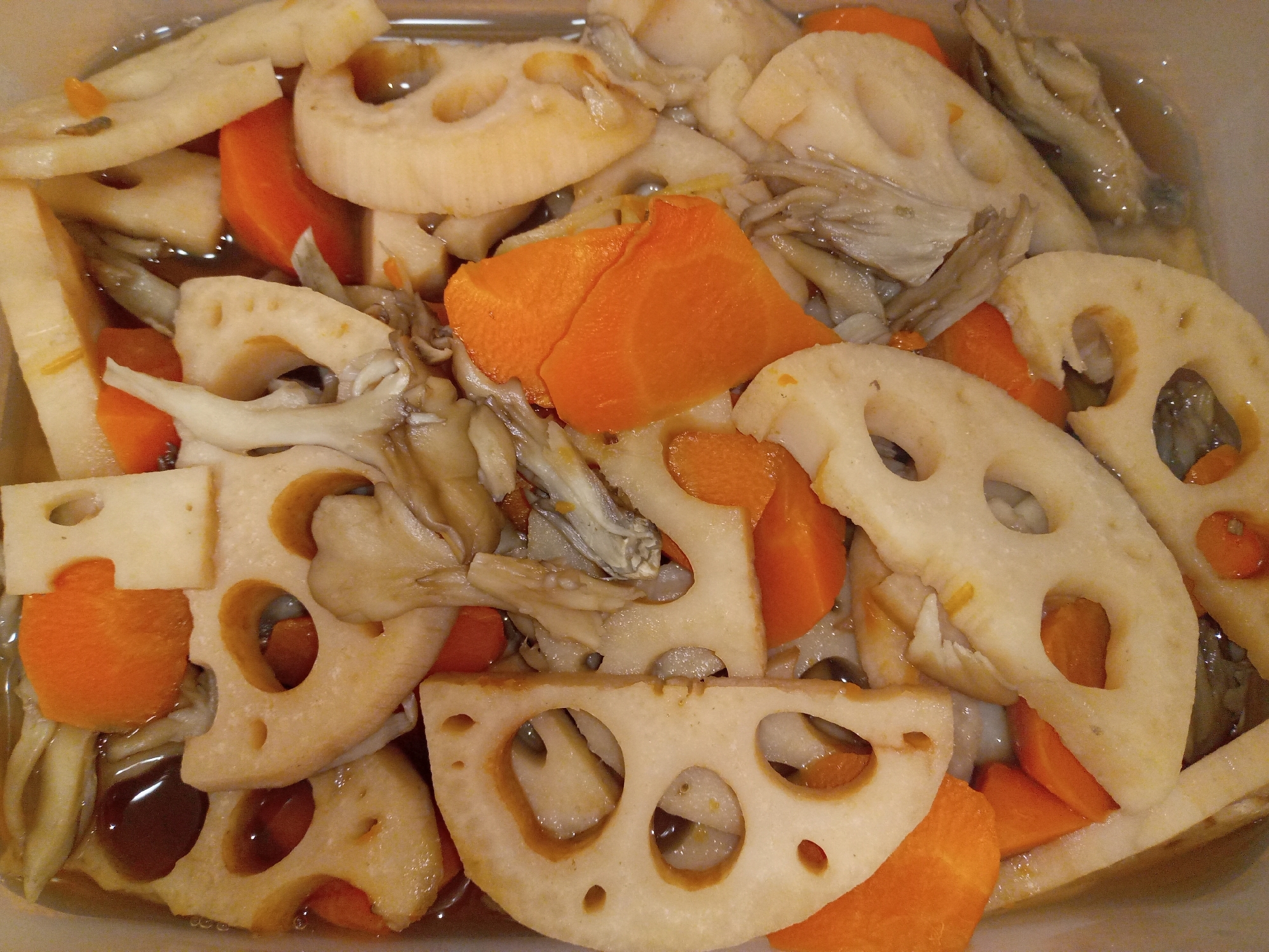 筑前煮風!れんこんの煮物