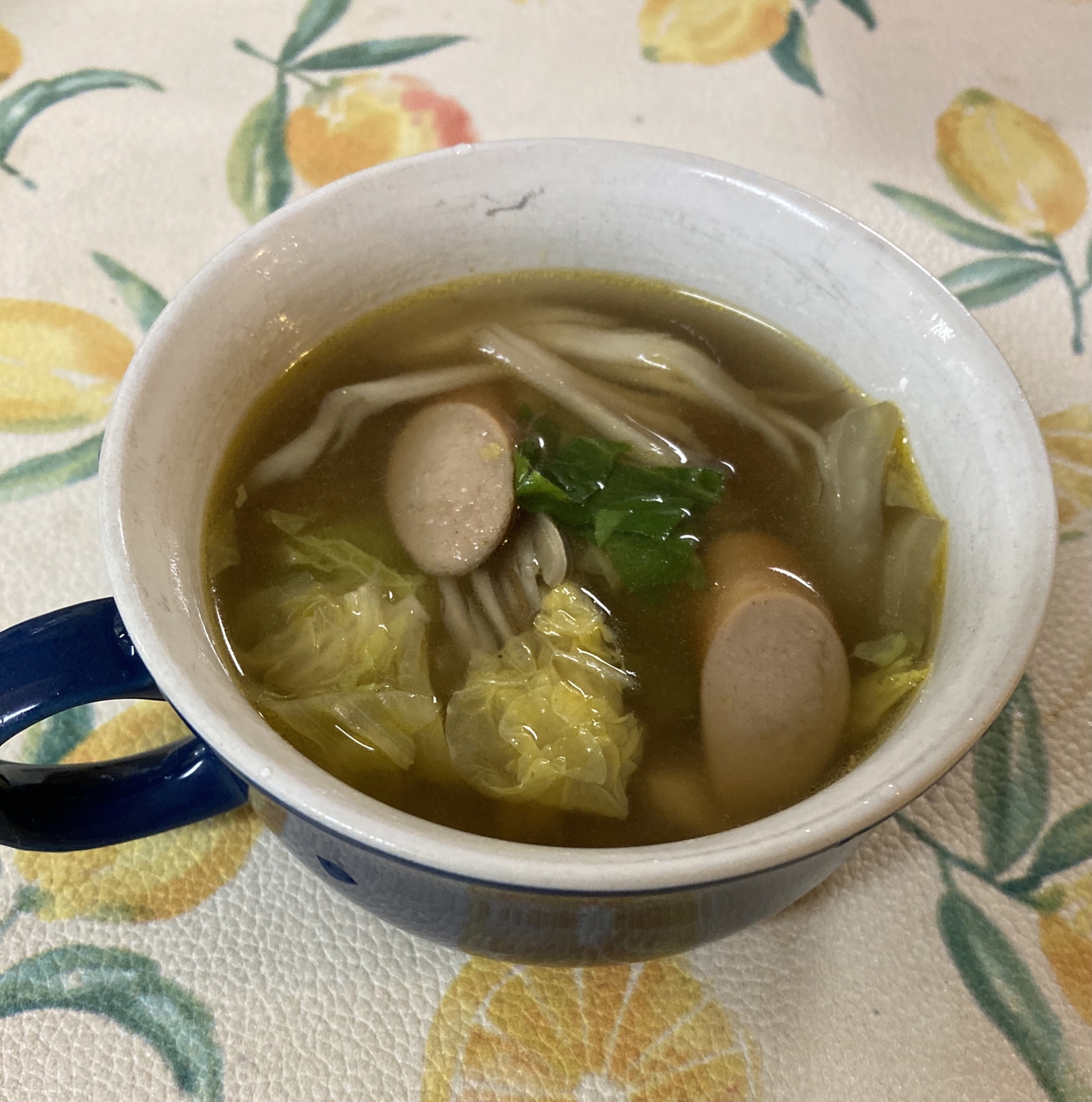 ☆簡単☆時短☆一石三鳥☆カレー風味の野菜スープ☆
