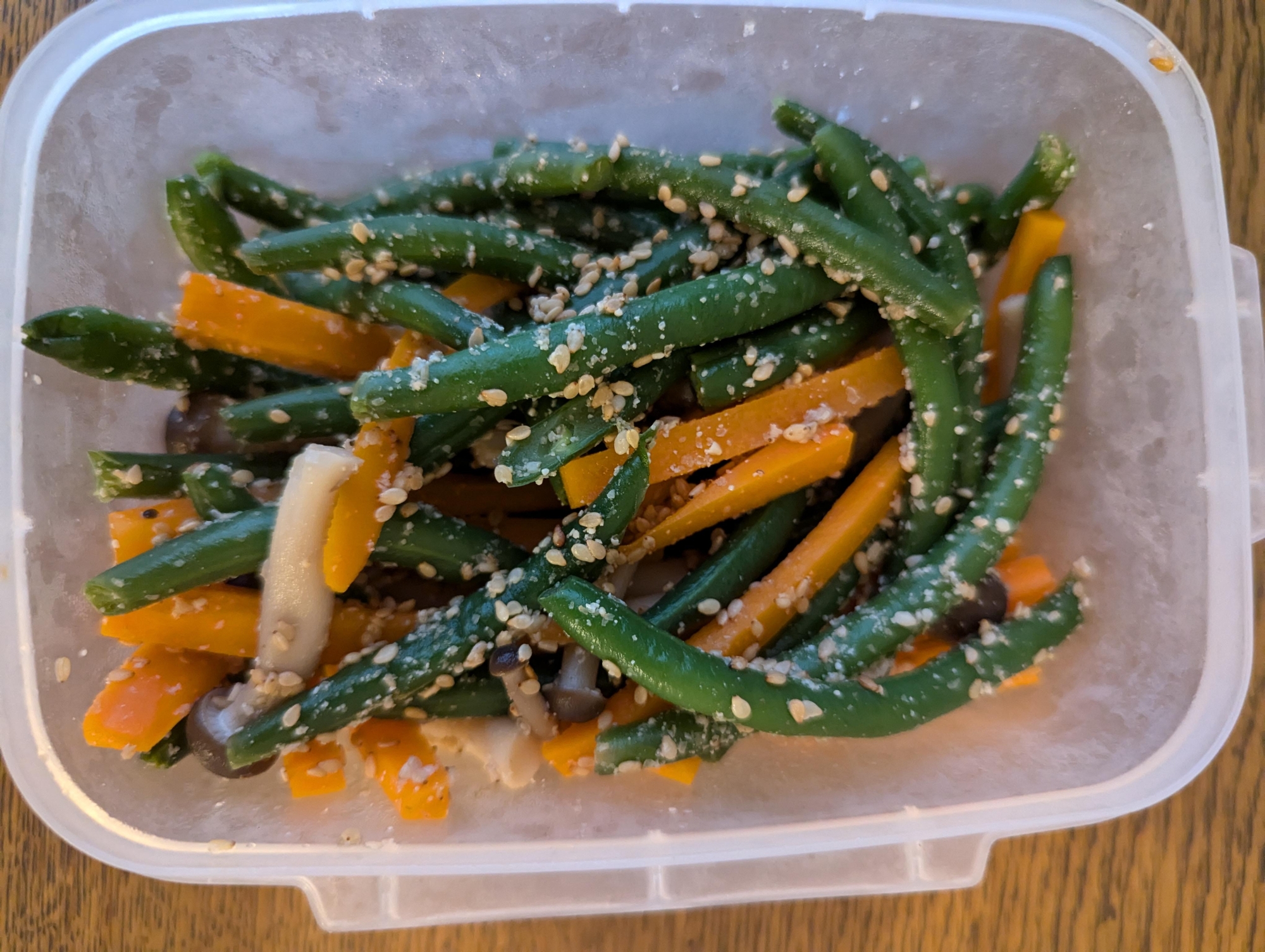 作り置き:インゲンの胡麻和え