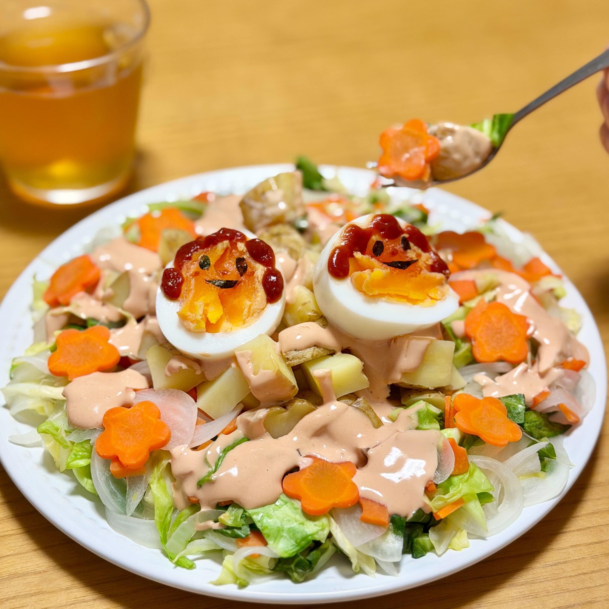 いろどり旬野菜のサンサンホットサラダ☆