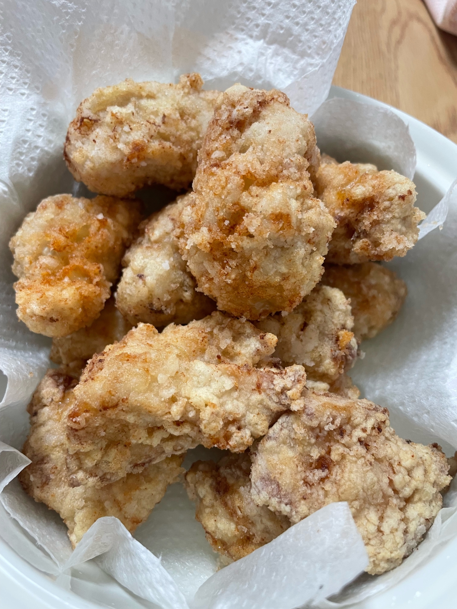 鶏むね肉で柔らか唐揚げ