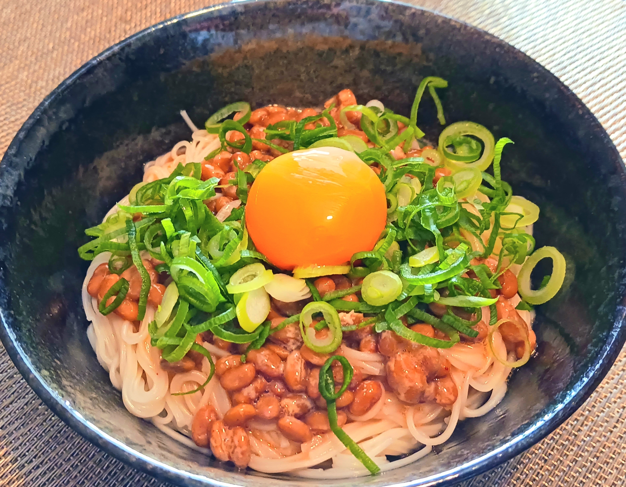 コチュジャンで！甘辛納豆麺