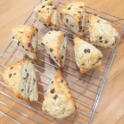 チョコチップで作りました。美味しかったです(^^)
