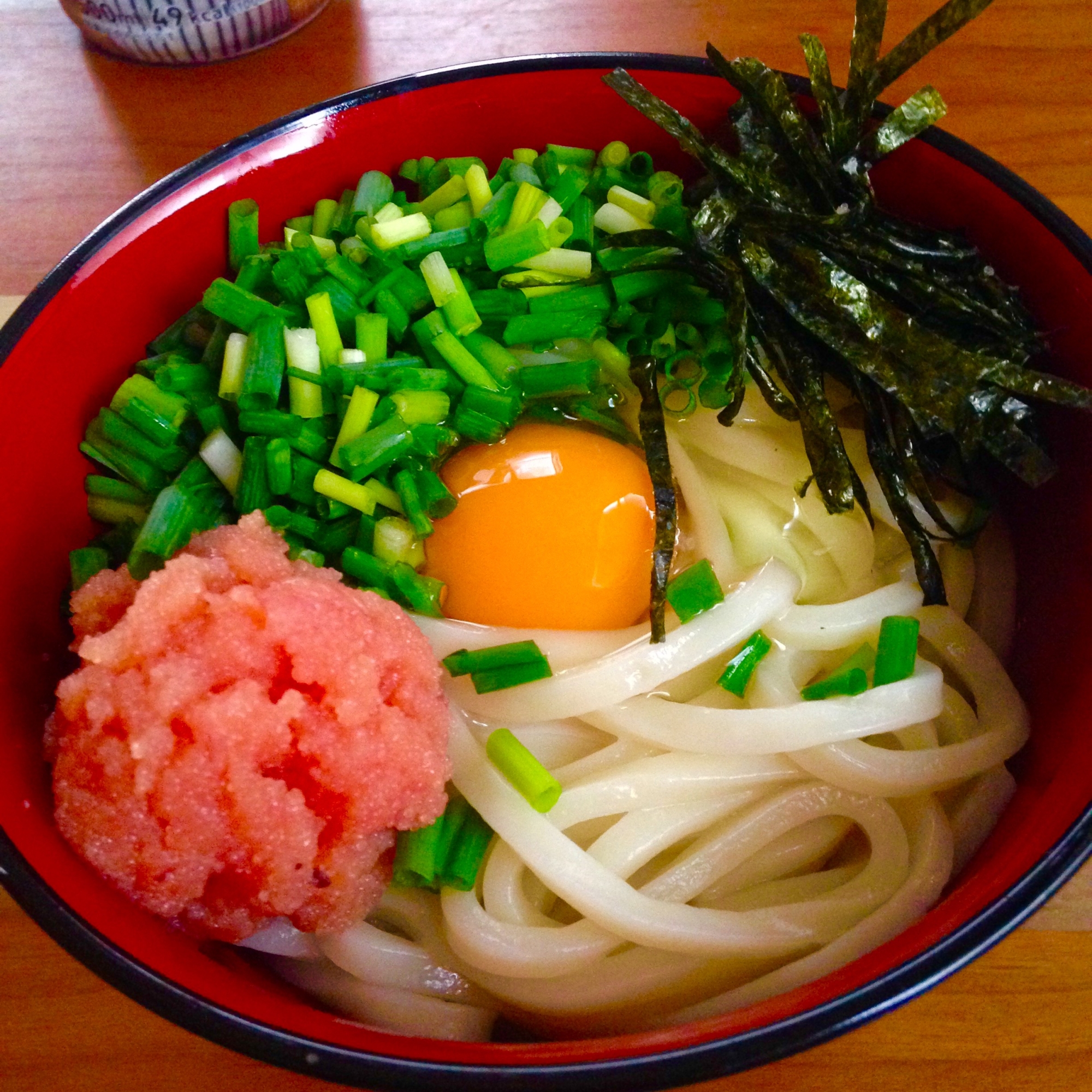 たらこ釜玉うどん♪