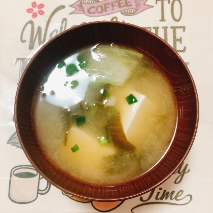 ꕥ豆腐と白菜のお味噌汁ꕥ