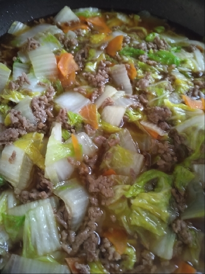 寒くなってきたので、とろみのあるお料理が温もりました。一緒に人参も加えました。お野菜が沢山食べれました。