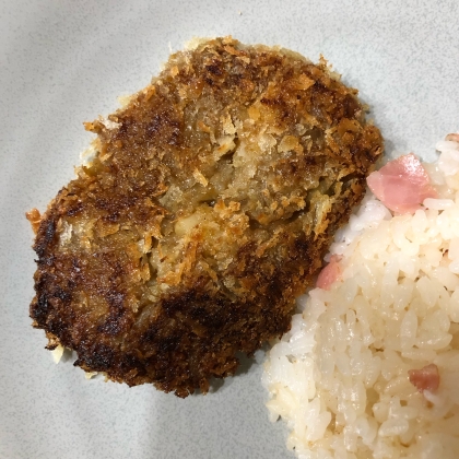 残ったカレーで簡単☆揚げないカレーコロッケ