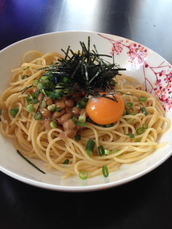 もはやレシピいらず！納豆パスタ♡