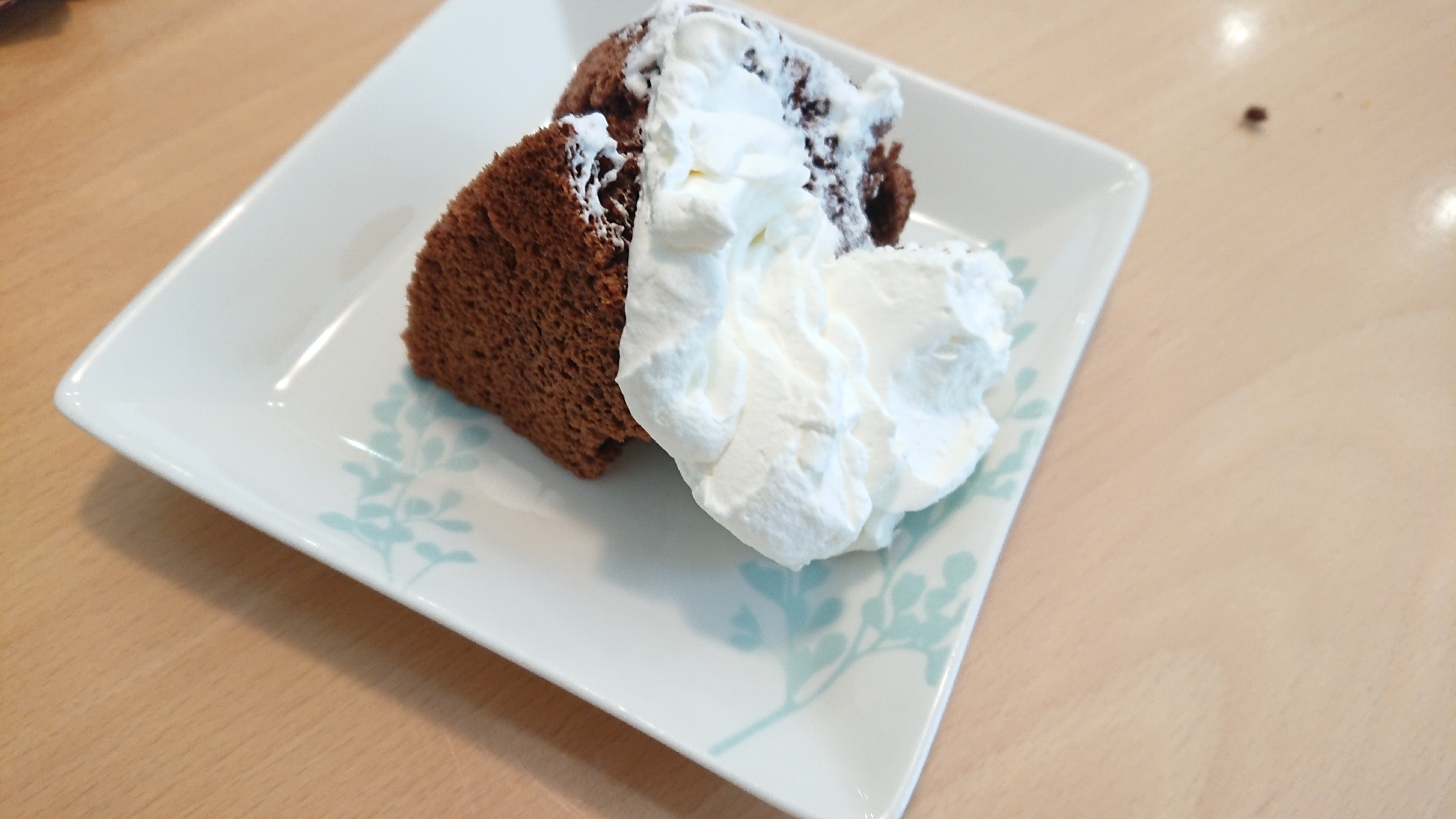 バレンタインに!ココアのシフォンケーキ