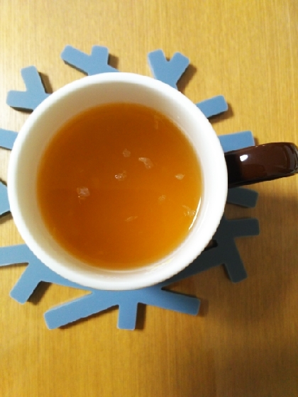 最近柚子茶を作りました。
コラーゲンいりでホッと飲めましたよ♪