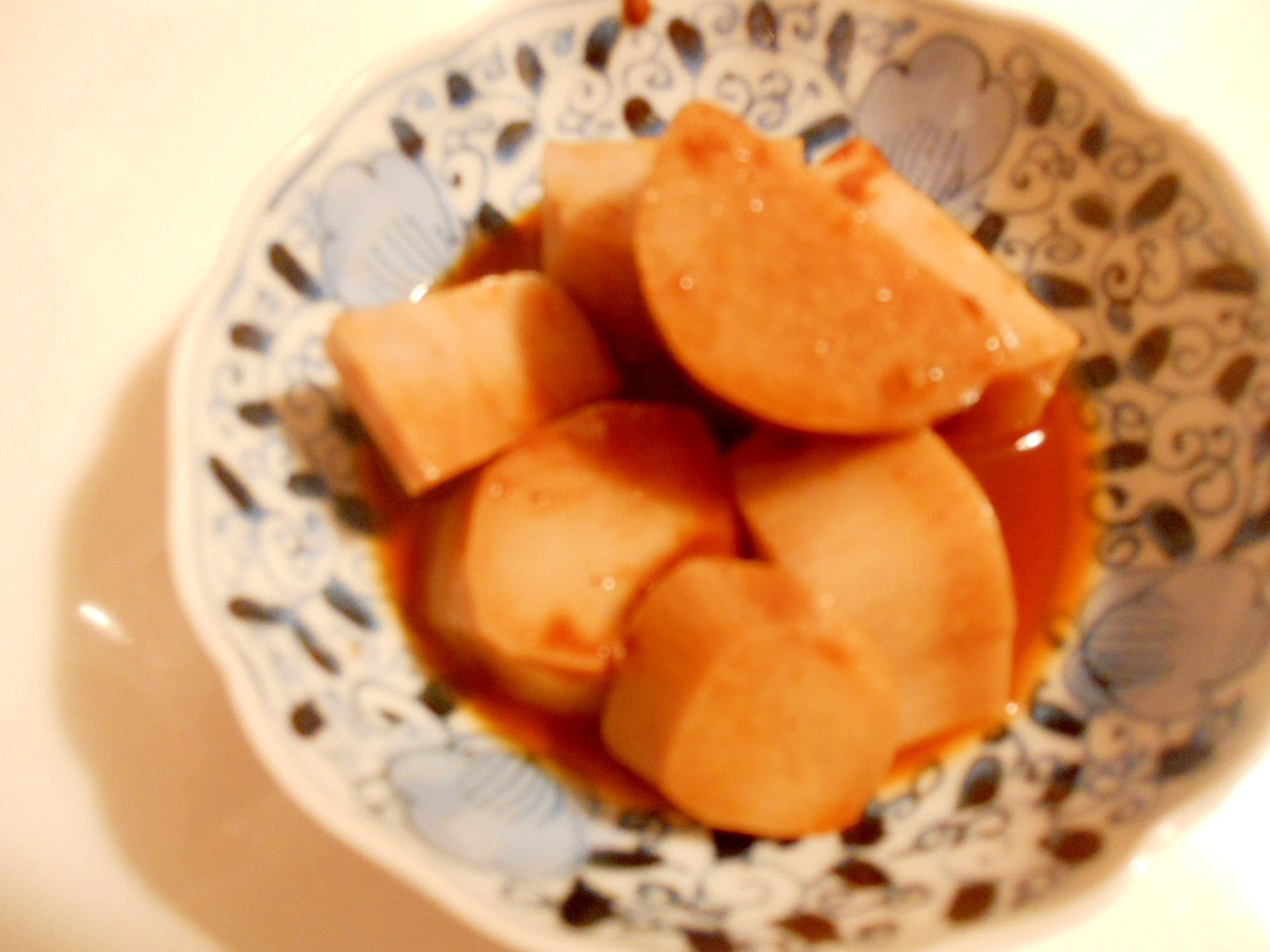 素朴　京芋の甘味噌煮
