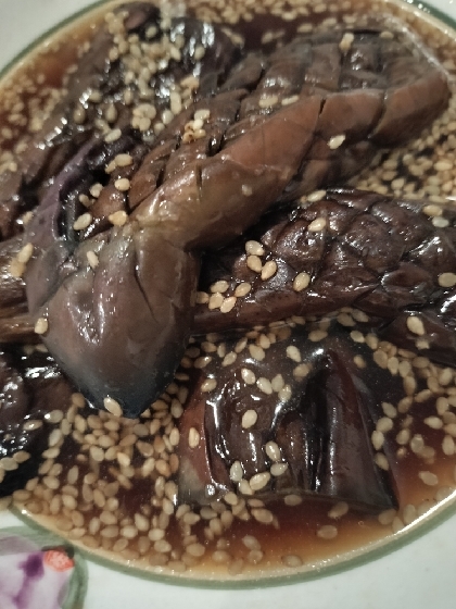 簡単！麺つゆで作る！ナスの煮浸し♪油も使わないよ！