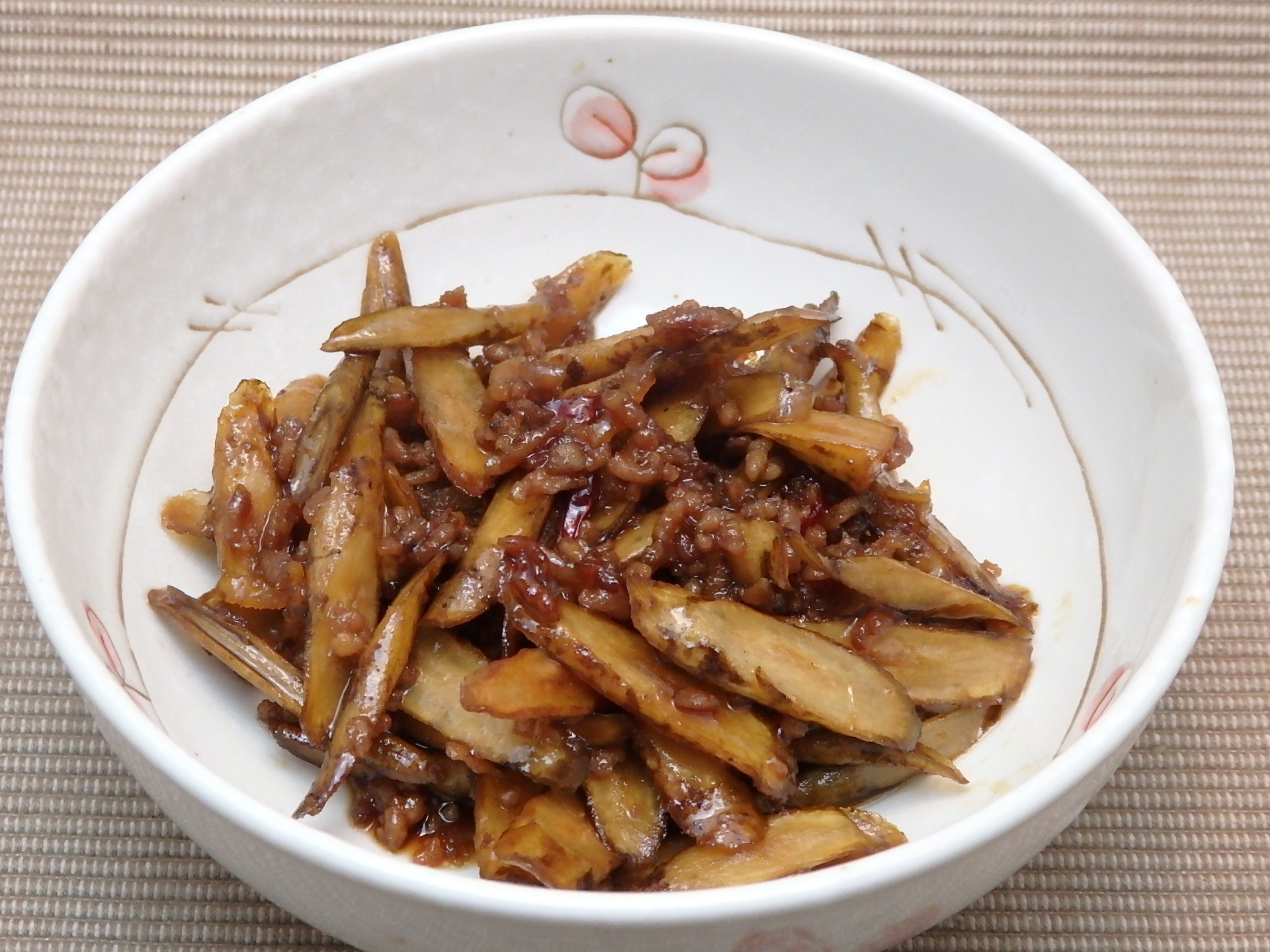 新ごぼうと豚ひき肉の甘辛炒めの作り方 レシピ 作り方 By 22mimi 楽天レシピ